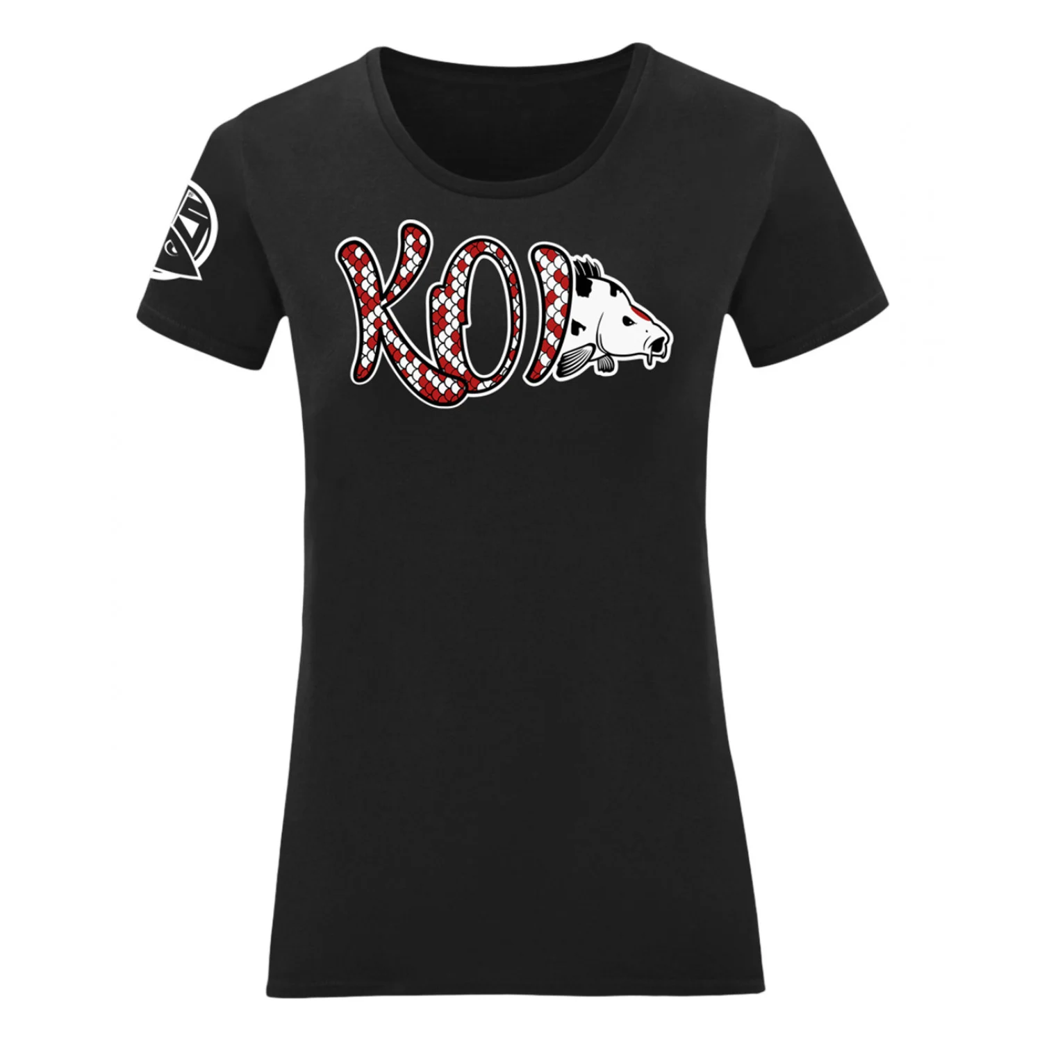 HOTSPOT DESIGN KOI, black-red, T-shirt