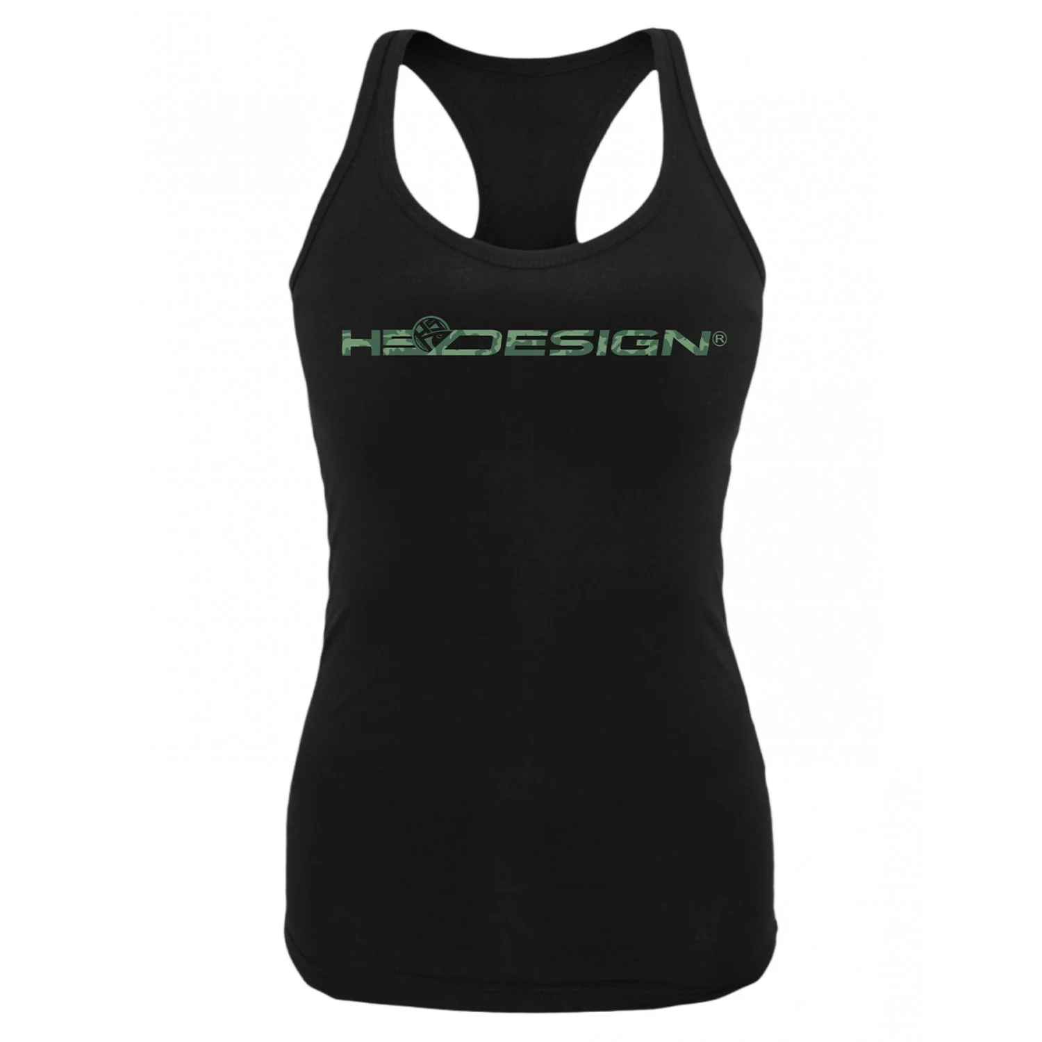 HOTSPOT DESIGN HS camo printing, black-green, Singlet
