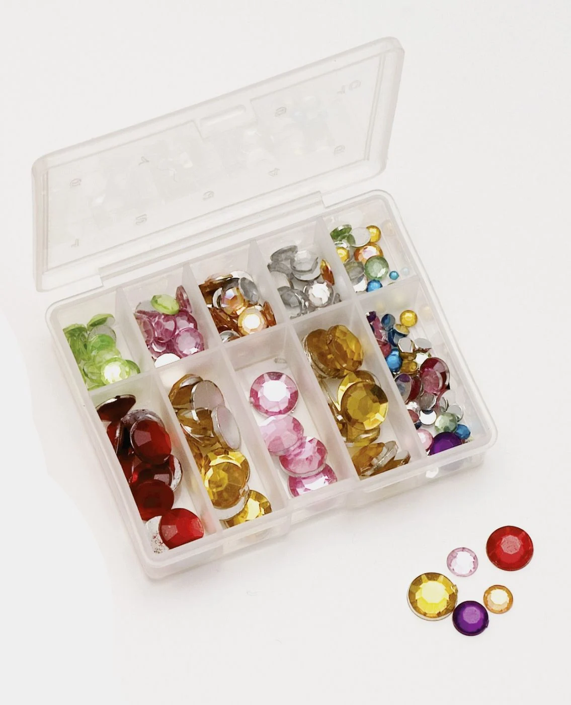 135 Kristall Klebeaugen für Wobbler Blinker Spinner