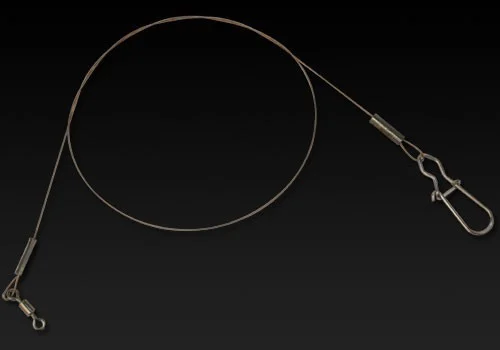 2 Fox Rage Surefit Spin Leaders Spinnvorfächer Stahlvorfächer 20cm 9 kg