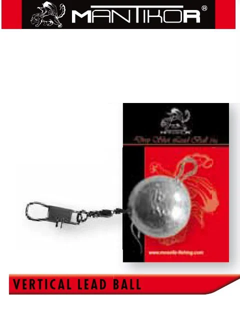 3 Mantikor Vertical Lead Ball 10,5g Bleikopf