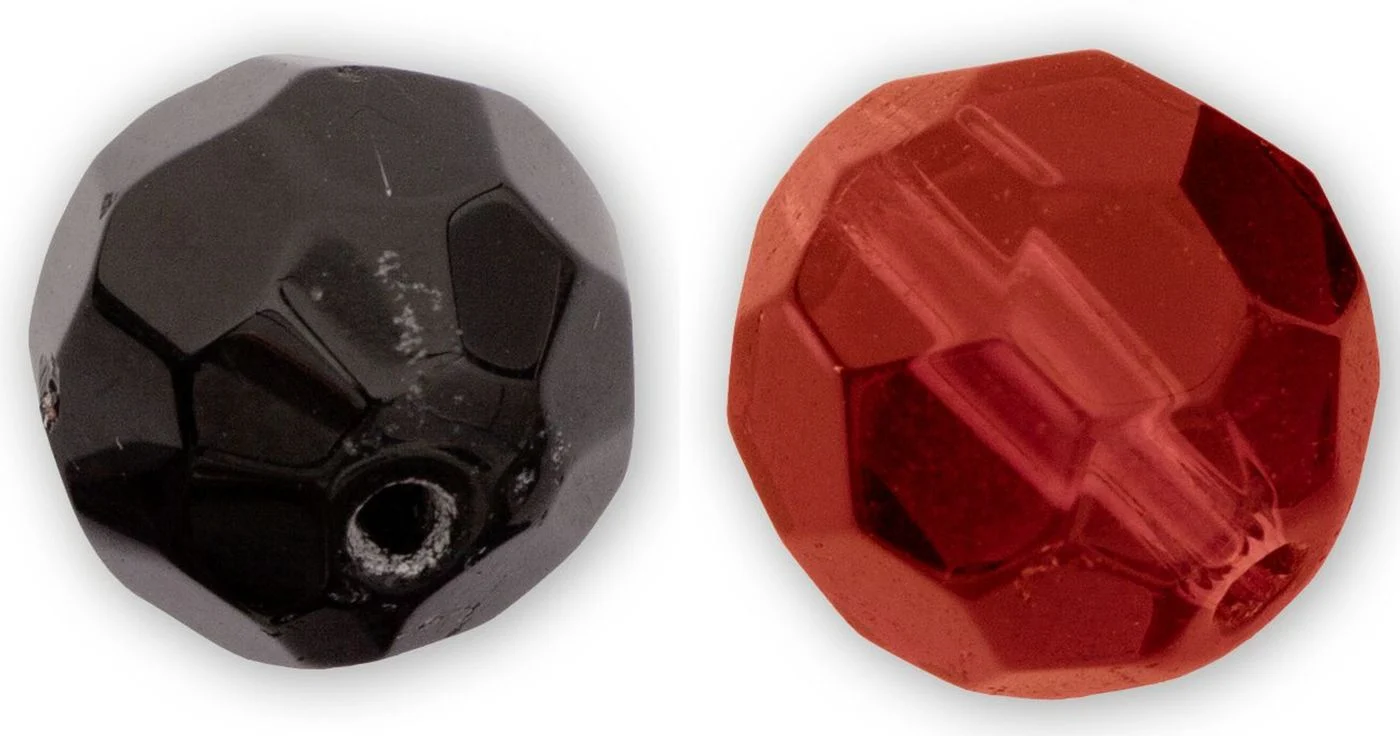 4Street Glass Bead - Glasperlen Rot 6mm / 15 Stück