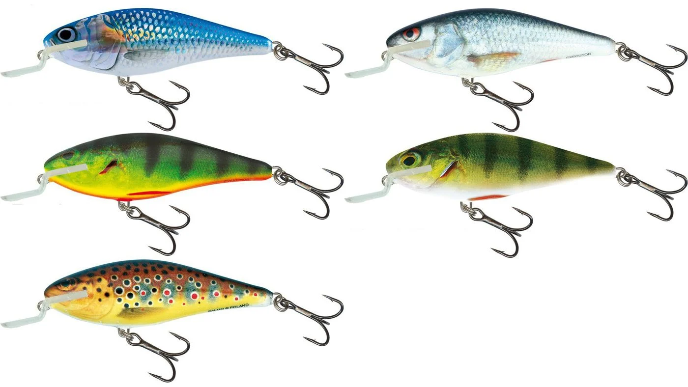 [Paket] 5 Salmo Executor Shallow Runner Wobbler 9cm 14,5g