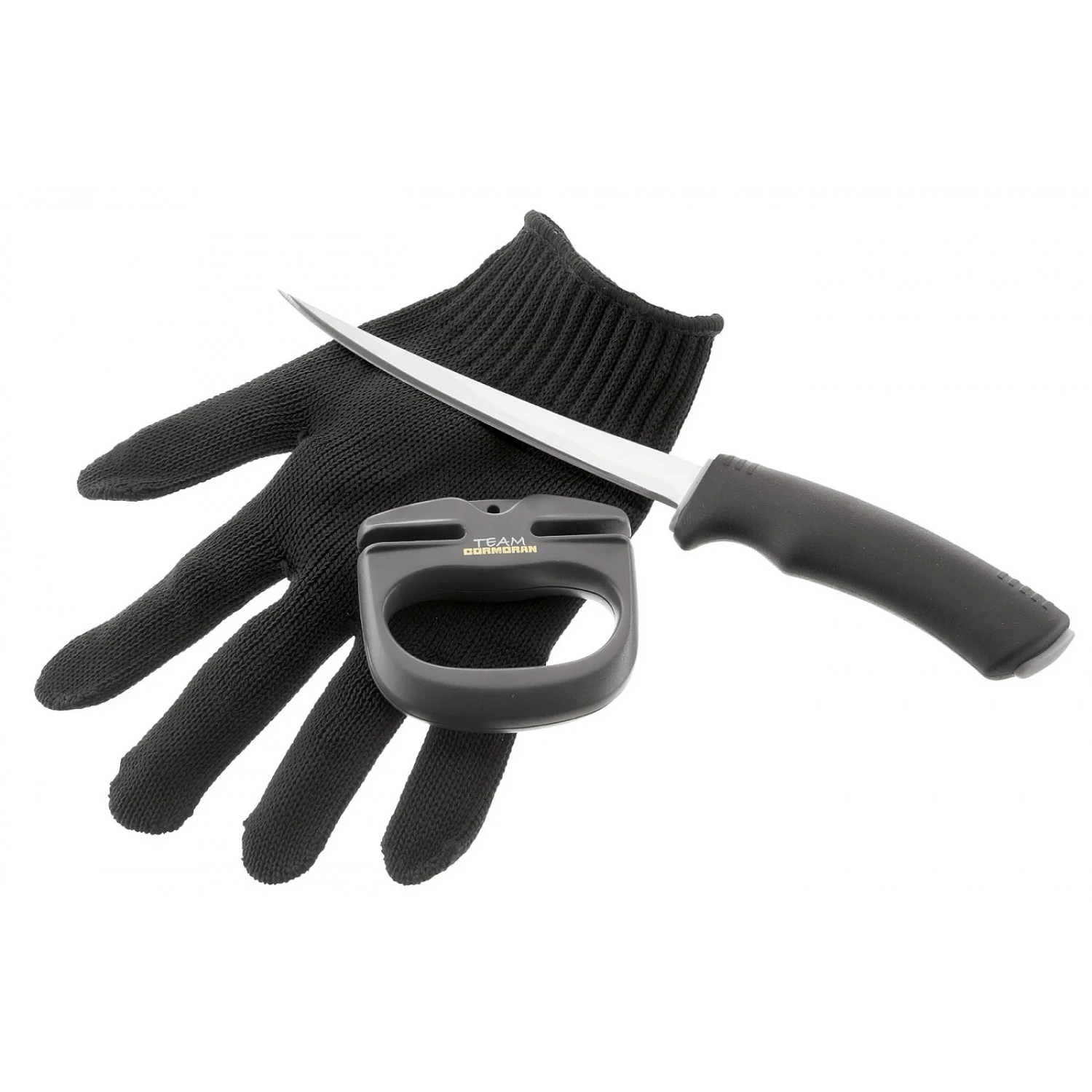 TEAM CORMORAN Filleting Combo, Professional quality , black, 82-11000