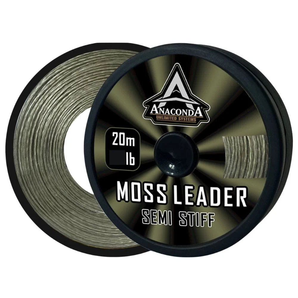 Anaconda Semi Stiff Moss Leader 20 m 35 lb
