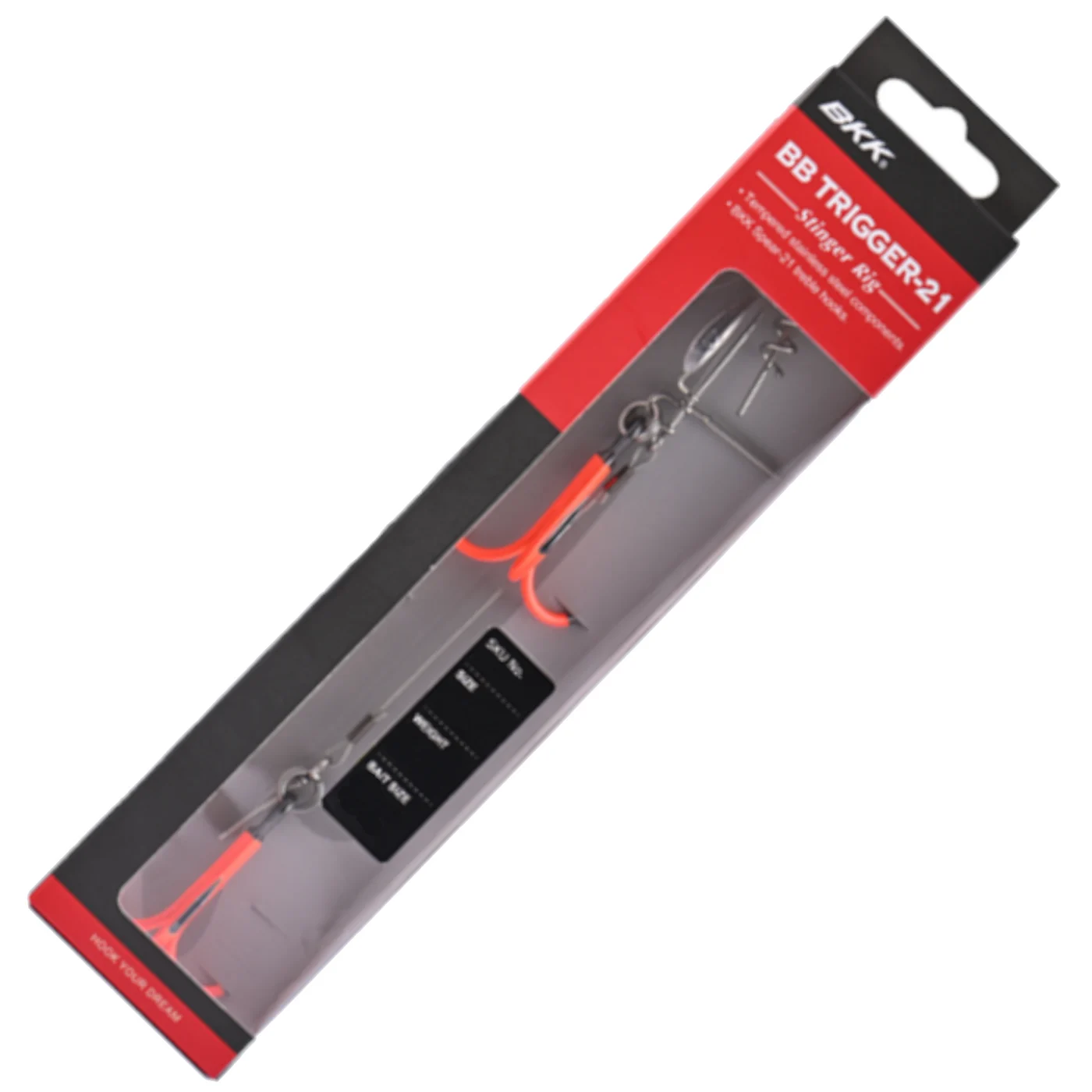 BKK BB Trigger-21 UVO Stinger Rig - Stingerhaken