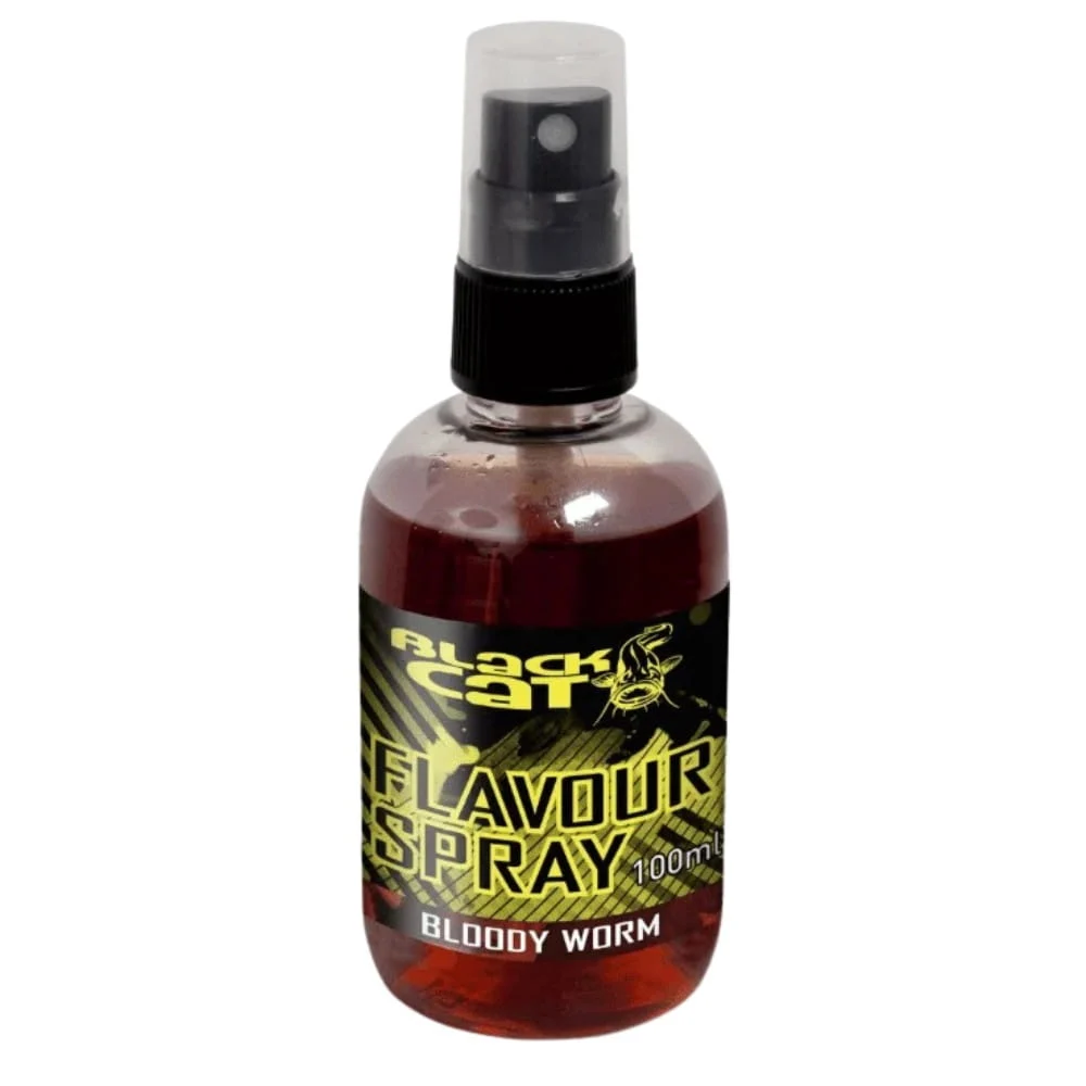 Black Cat Flavour Spray Bloody Worm 100 ml Rot