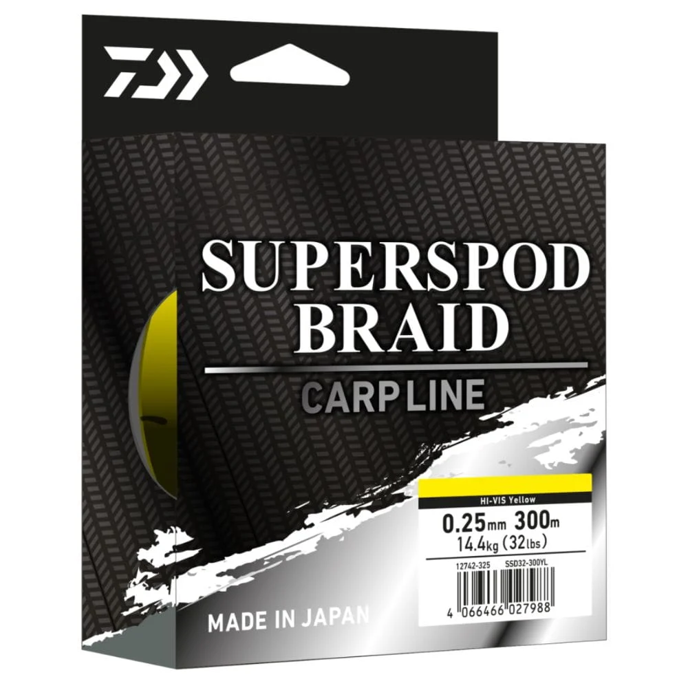 Daiwa Superspod 0,25mm 14,40kg 300m yellow
