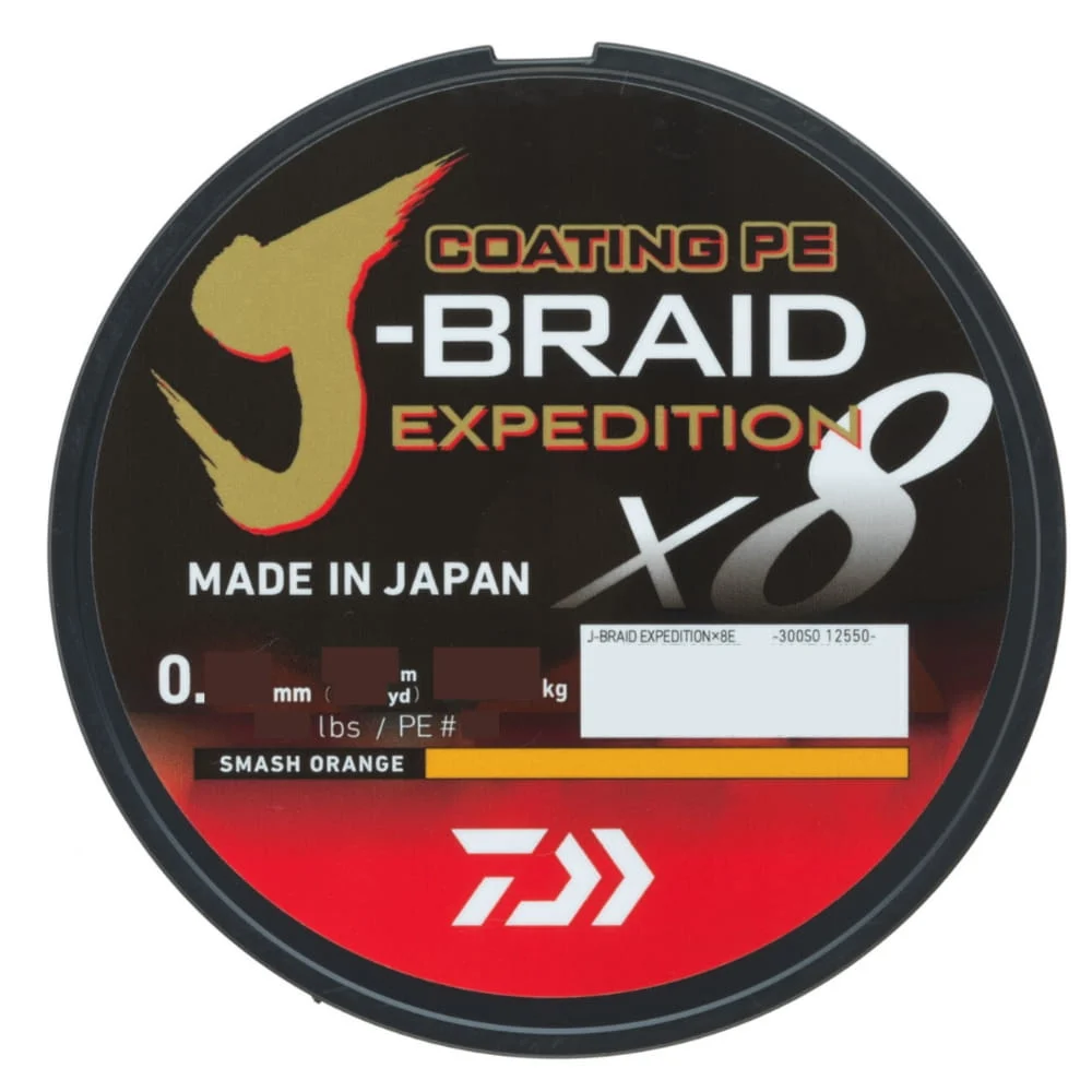 Daiwa J-Braid Expedition X8 0,16 mm 9,8 kg 150m Orange