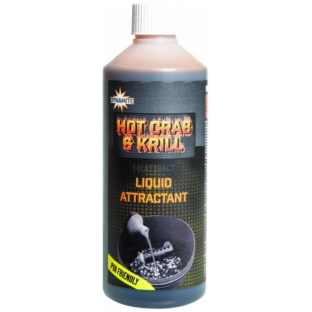 Dynamite Baits Hot Crab & Krill Liquid 500 ml