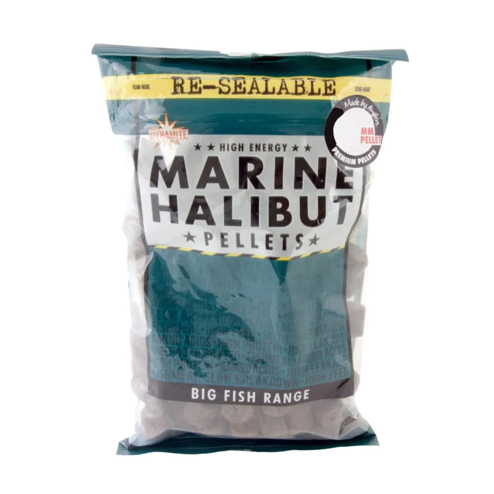 Dynamite Baits Marine Hallibut Pellets 14mm 900g