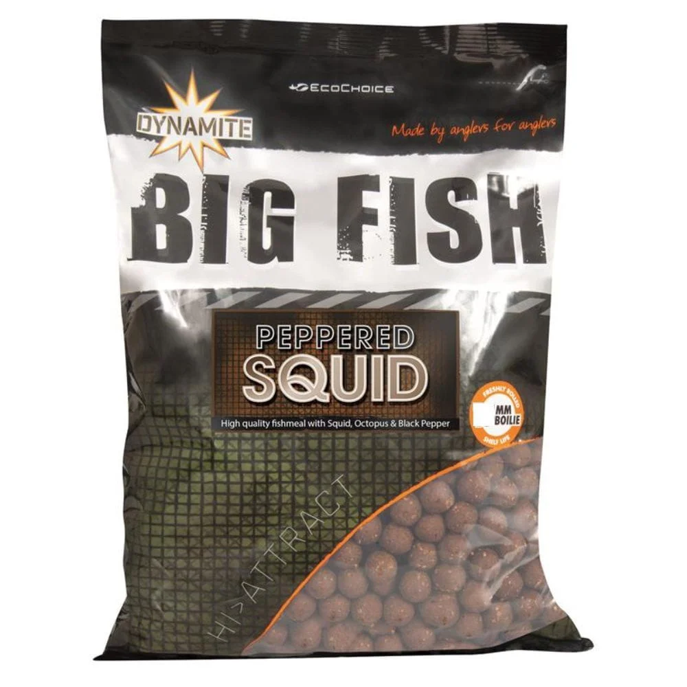Dynamite Baits Peppered Squid Boilies 20 mm 5 kg