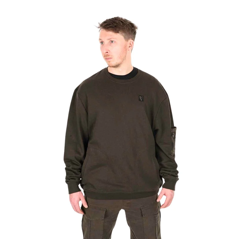 Fox LW Khaki Jumper Pullover Medium