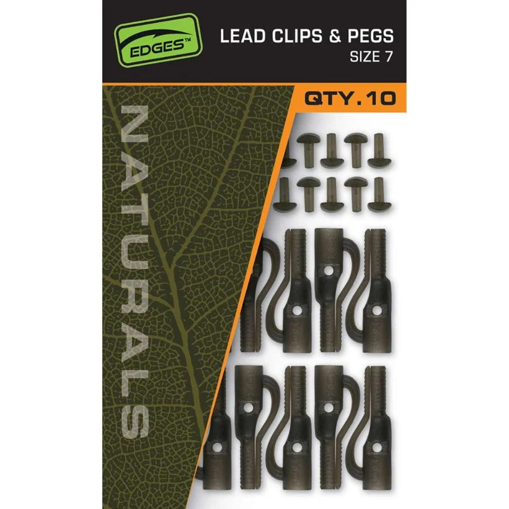 Fox Naturals Größe 7 Lead Clips & Peg