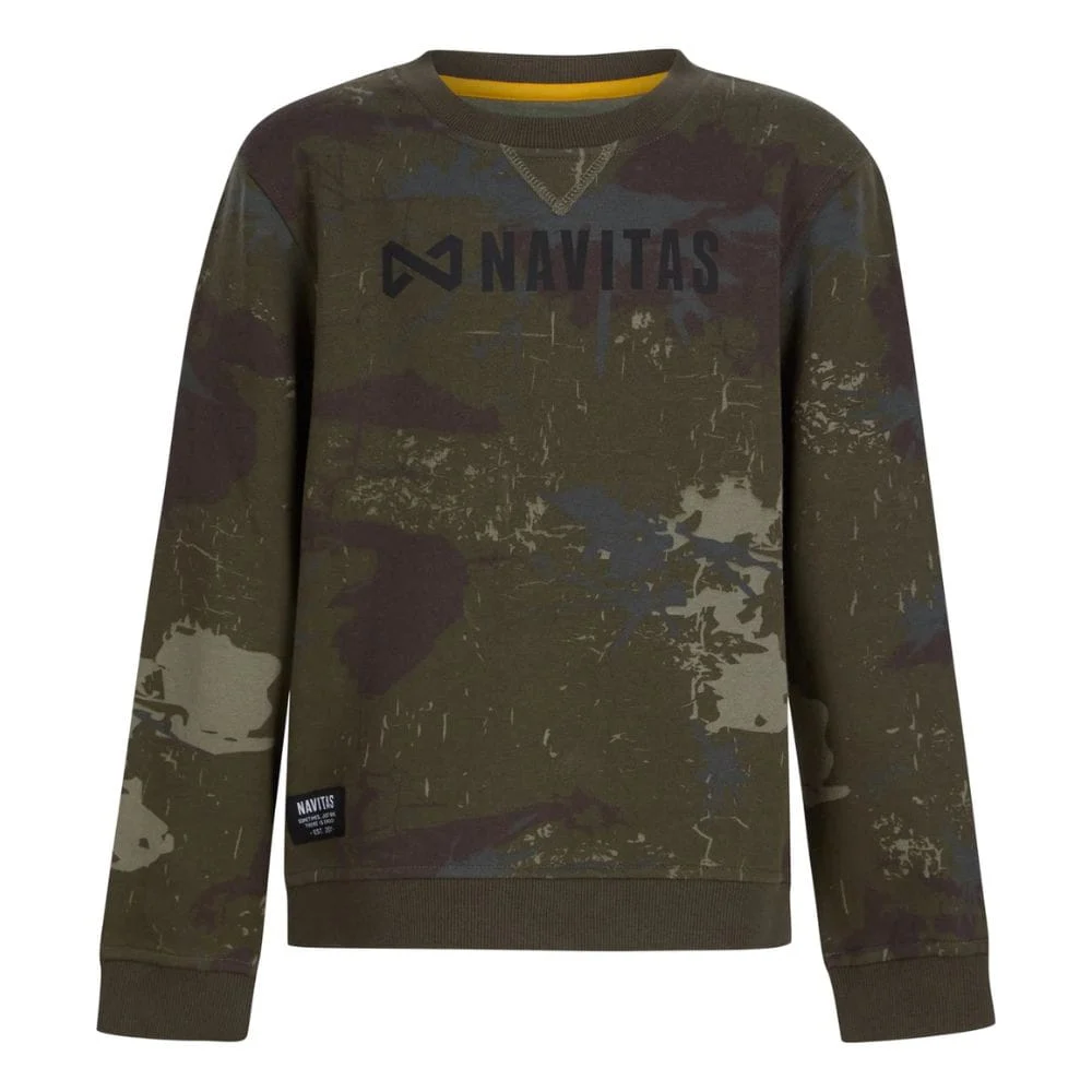 Navitas Identity Camo Kids Sweatshirt 11-12 Jahre