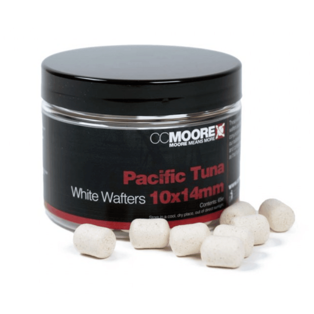 CC Moore Pacific Tuna White Dumbell Wafters 10x14 mm