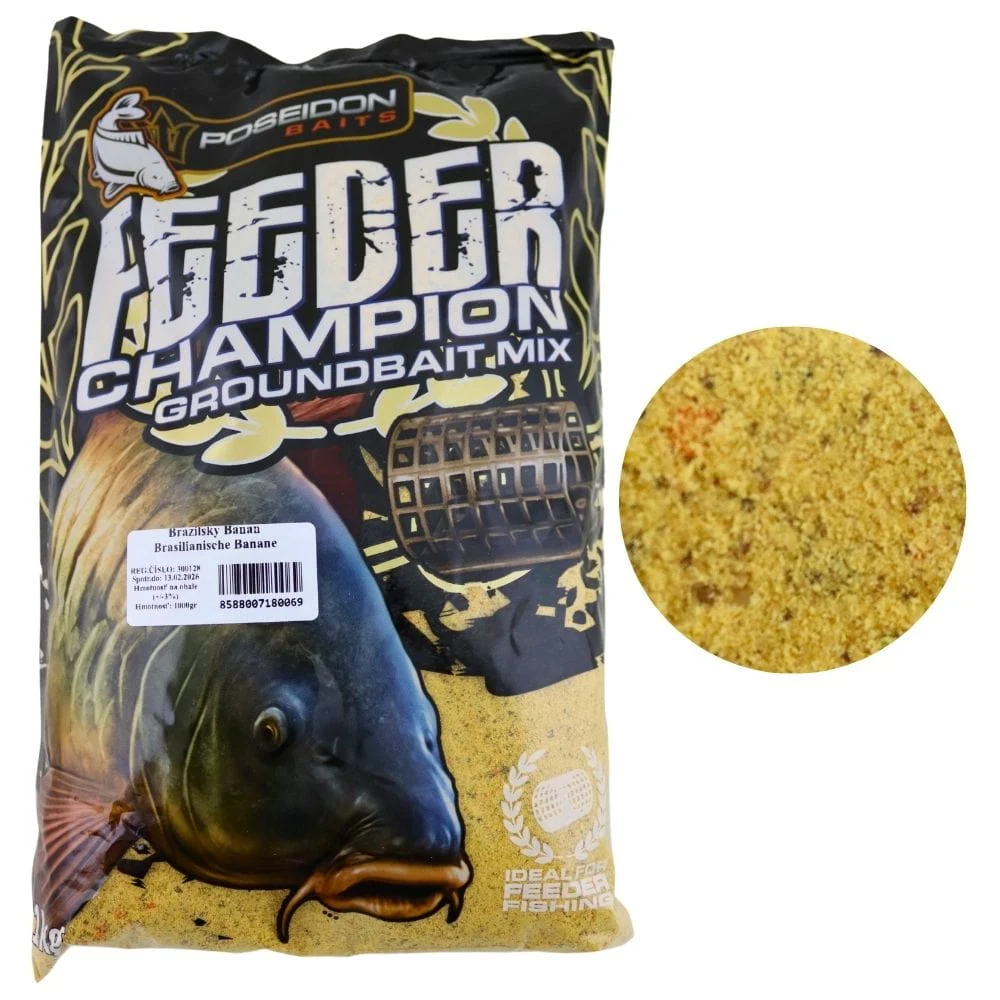 Poseidon Champion Feeder Mix Brasilianische Banane 1 kg