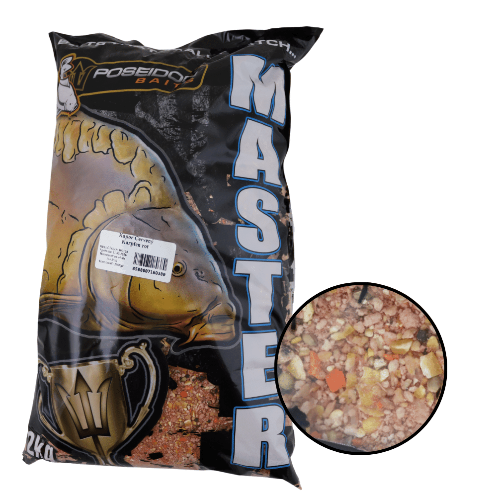 Poseidon Master Groundbait Karpfen rot 2 kg