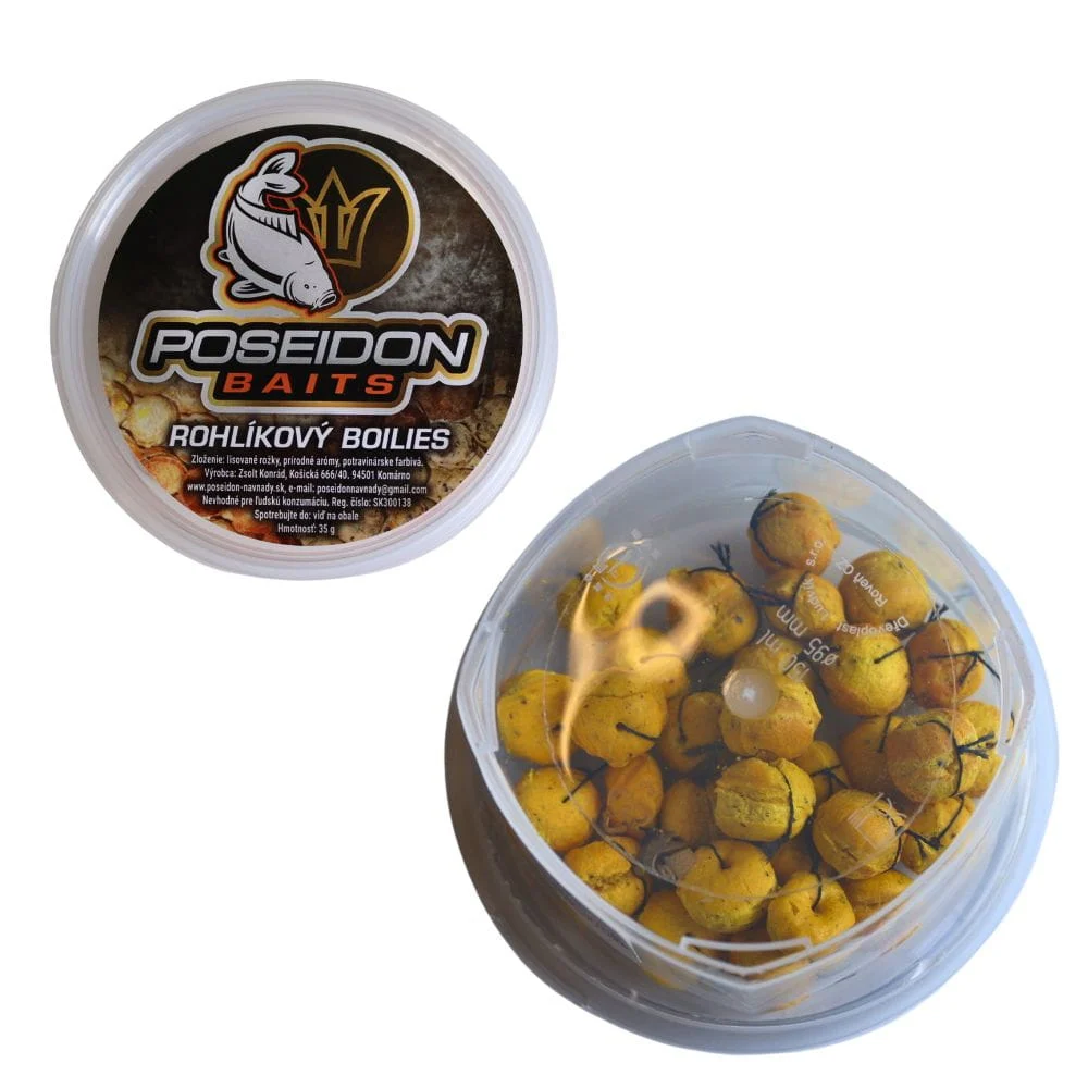 Poseidon Semmel Boilies Hanf Kürbis Sweet Mais 14 mm 35 g