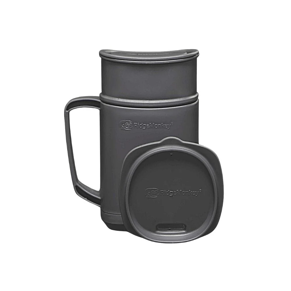 Ridge Monkey ThermoMug DLX Brüh Set Grau