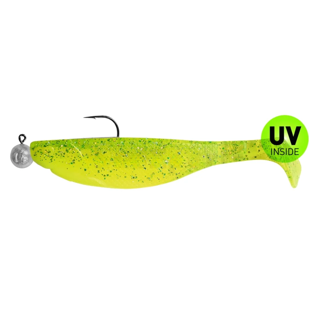 Relax Kopyto-River 14 cm (5") Fluogelb Fluogrün-Glitter 2 Stück