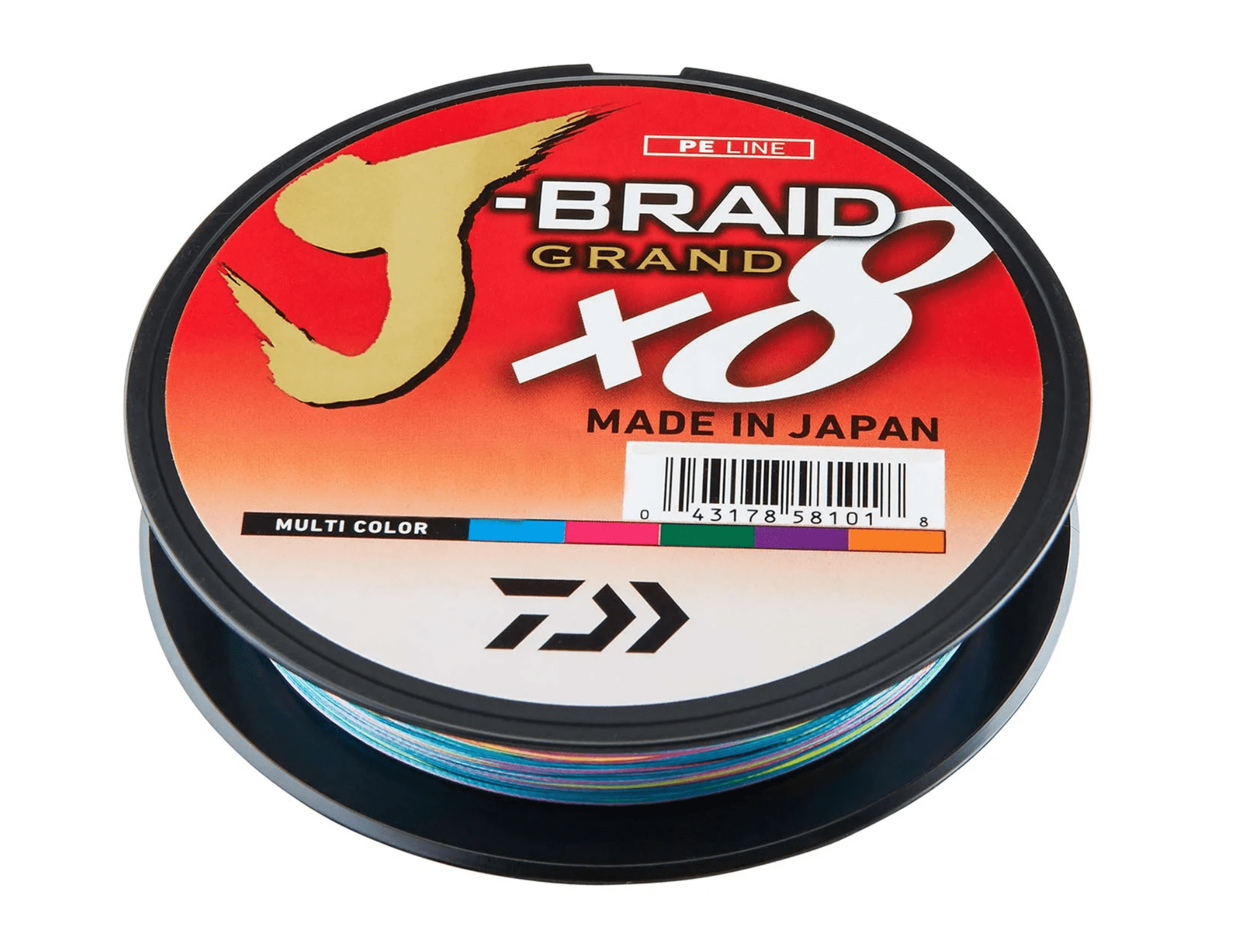 Daiwa J-Braid Grand X8 0,06mm 5kg 150 Meter Multicolor