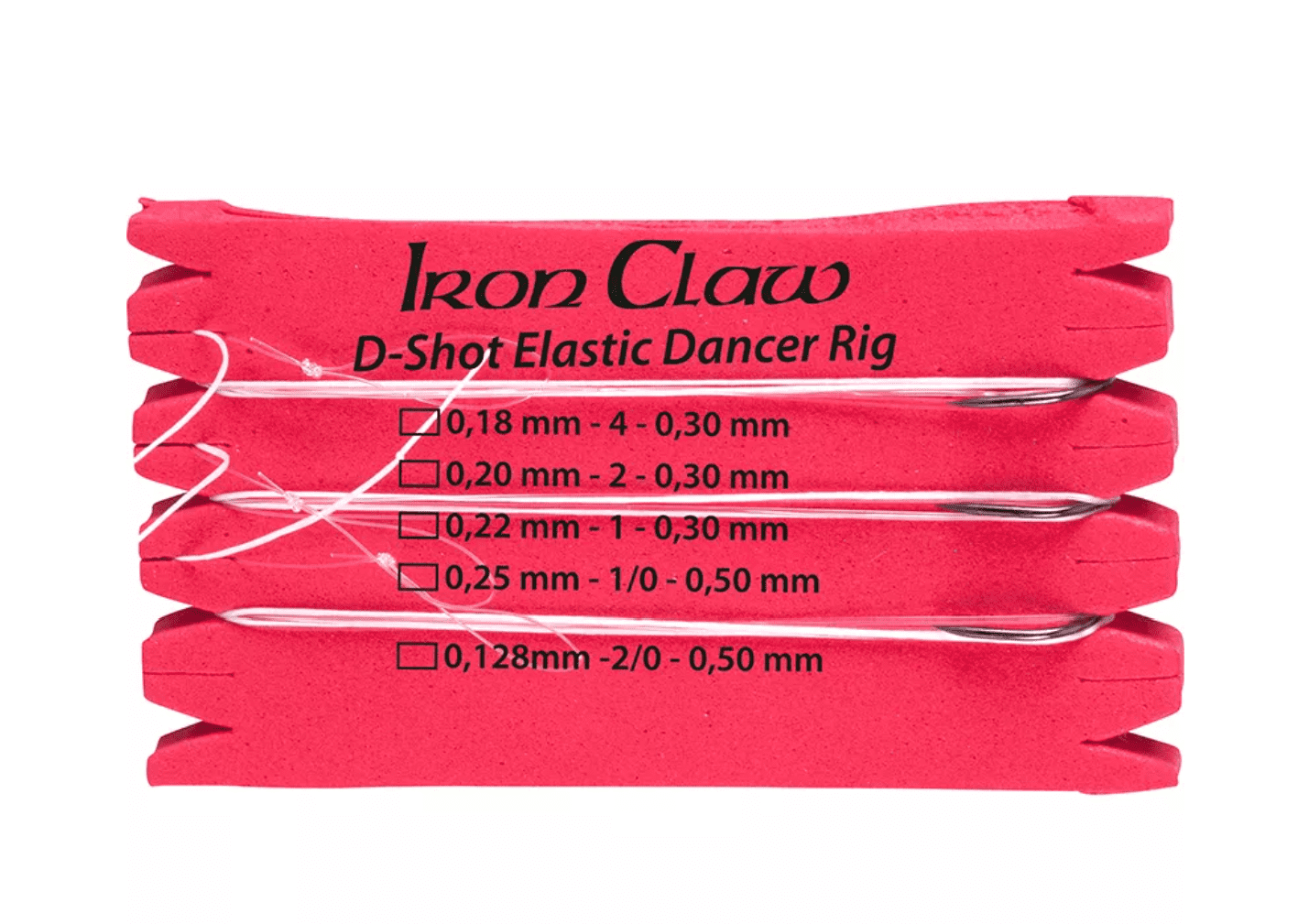 Iron Claw Drop-Shot Elastic Dancer Rig Hakengröße 2 3 Stück