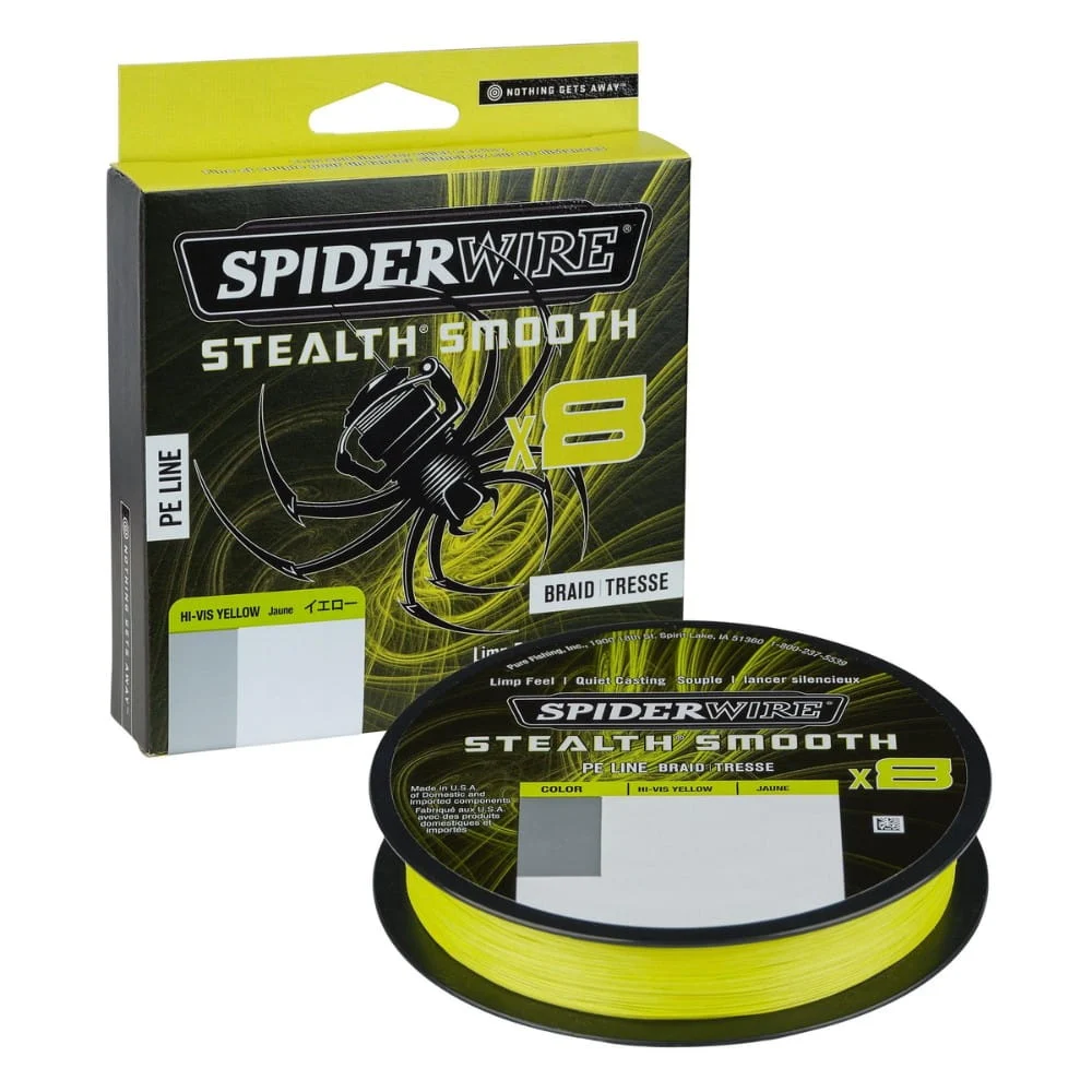 Spiderwire Stealth Smooth x8 PE-Braid 0,19 mm 18,0 kg 150 m yellow