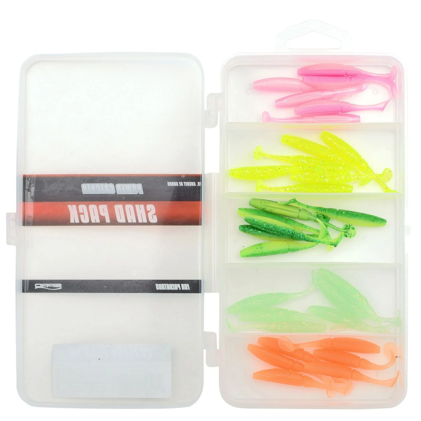 Spro Powercatcher Micro Shad 5cm Flash Pack – 30 Gummifische