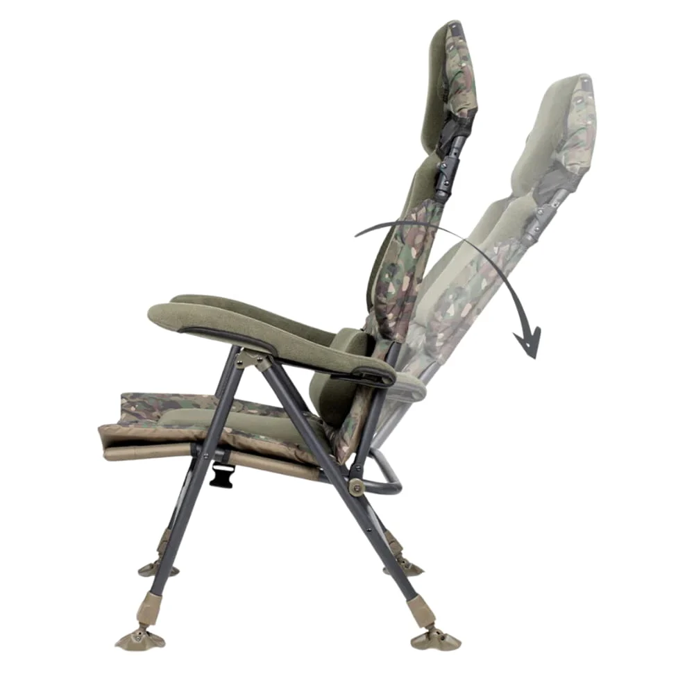 Trakker Levelite Camo Longback Recliner Chair