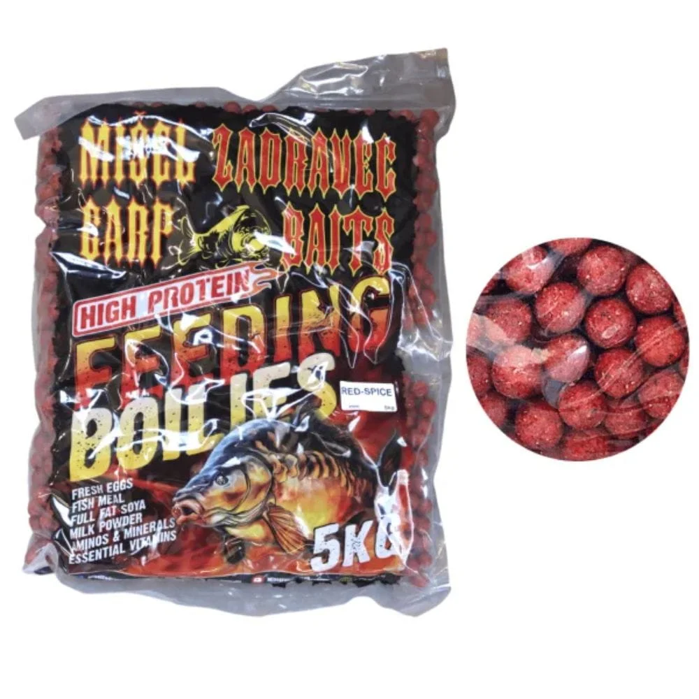 Zadravec Baits High Protein Feeding Boilies Red Spice 20 mm 5kg