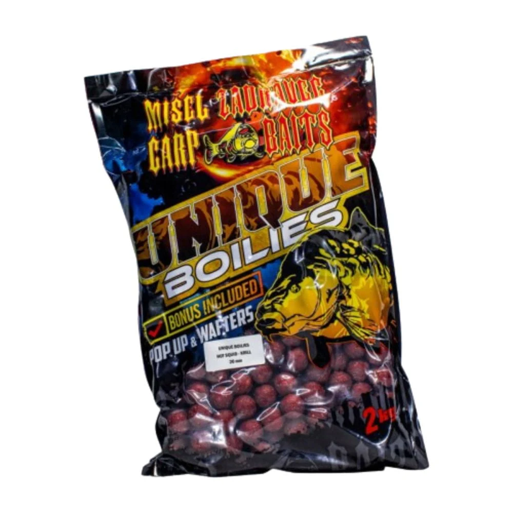 Zadravec Baits Unique Boilies Hot Krill Squid 16 mm 2 kg