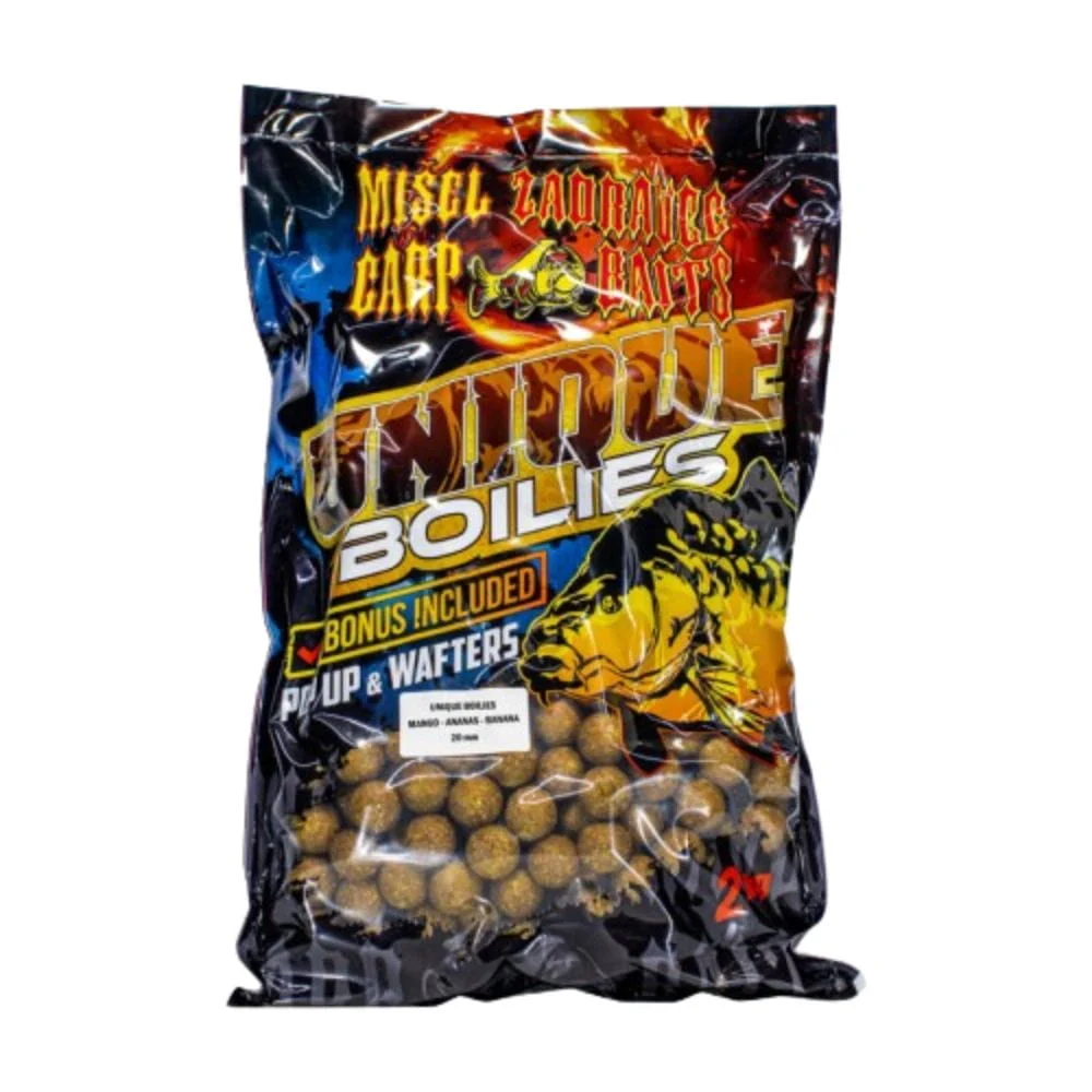 Zadravec Baits Unique Boilies Mango Banana Ananas 20 mm 2 kg