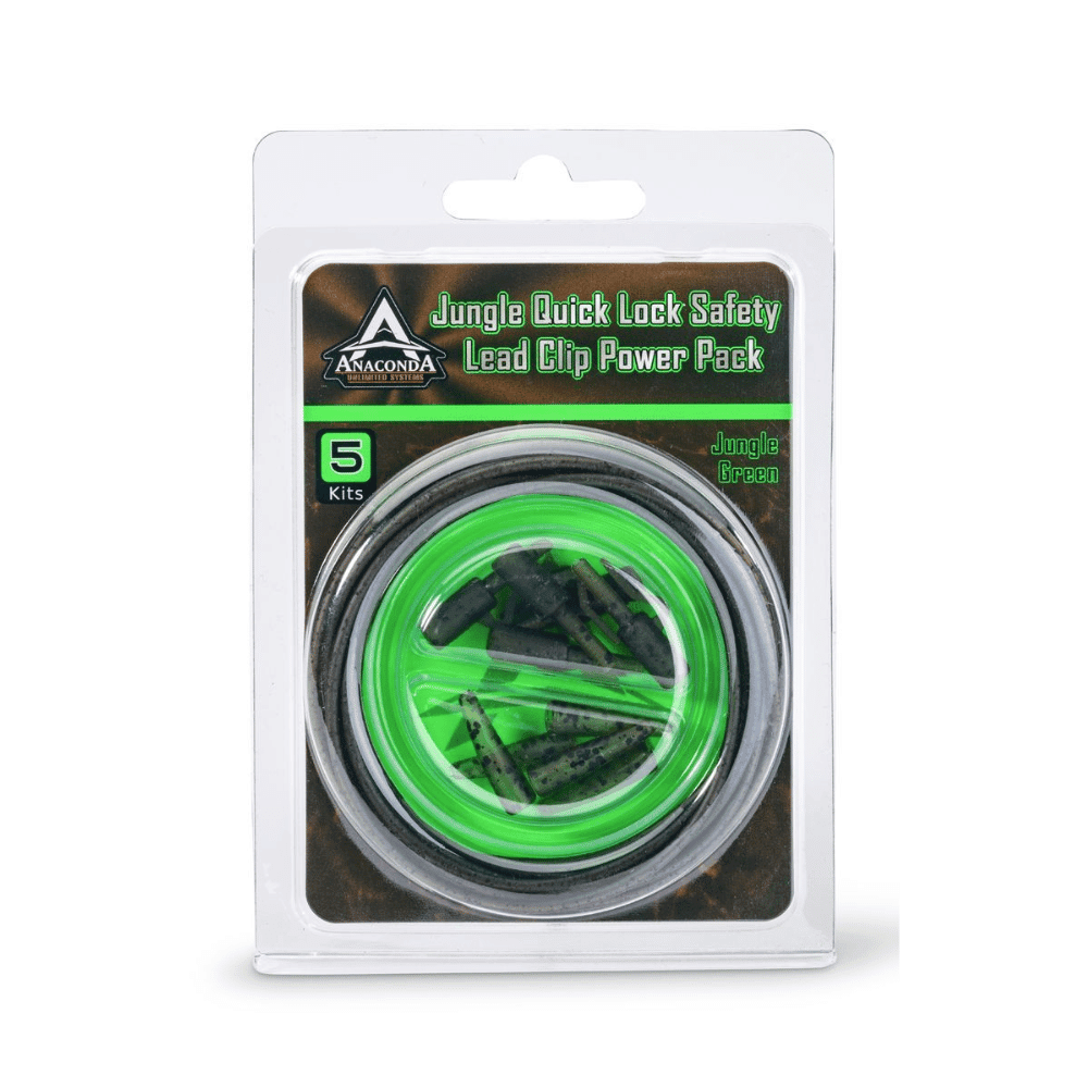 Anaconda Jungle Green RS Safety Lead Clip Power Pack Kit