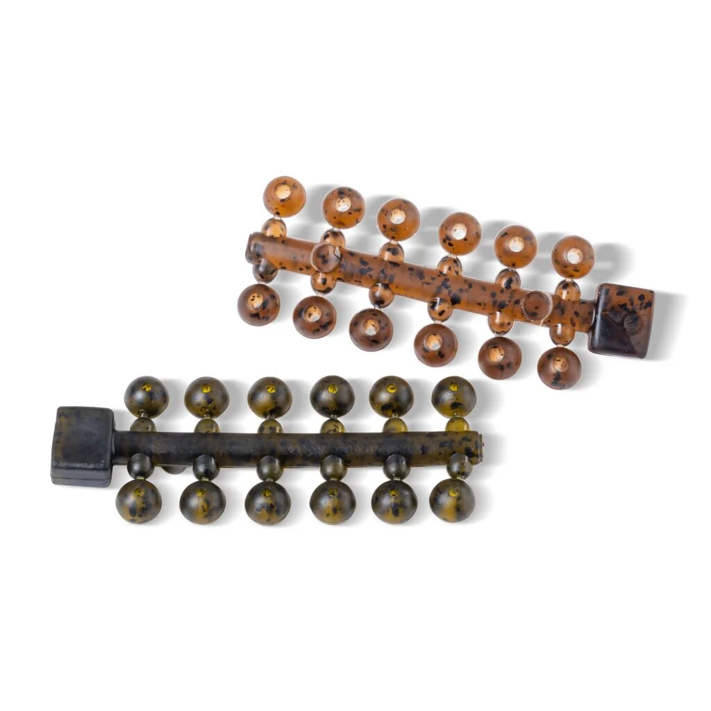 Anaconda Jungle Tapered Holes Beads