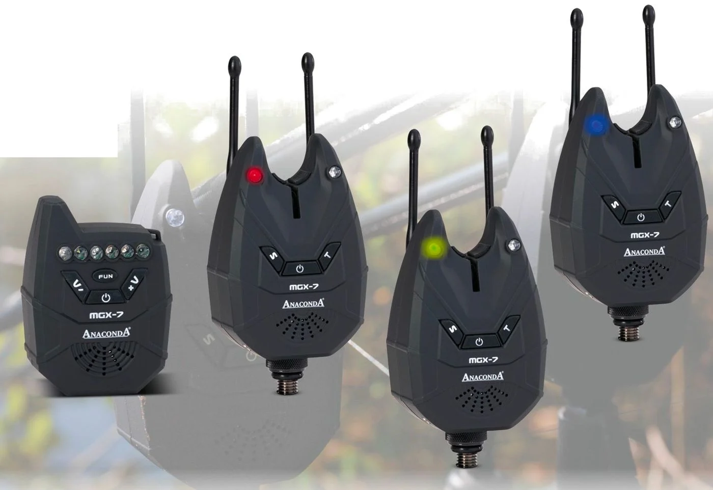 ANACONDA Nighthawk MGX-7 Set 3+1 Multicolor - Bissanzeiger Set