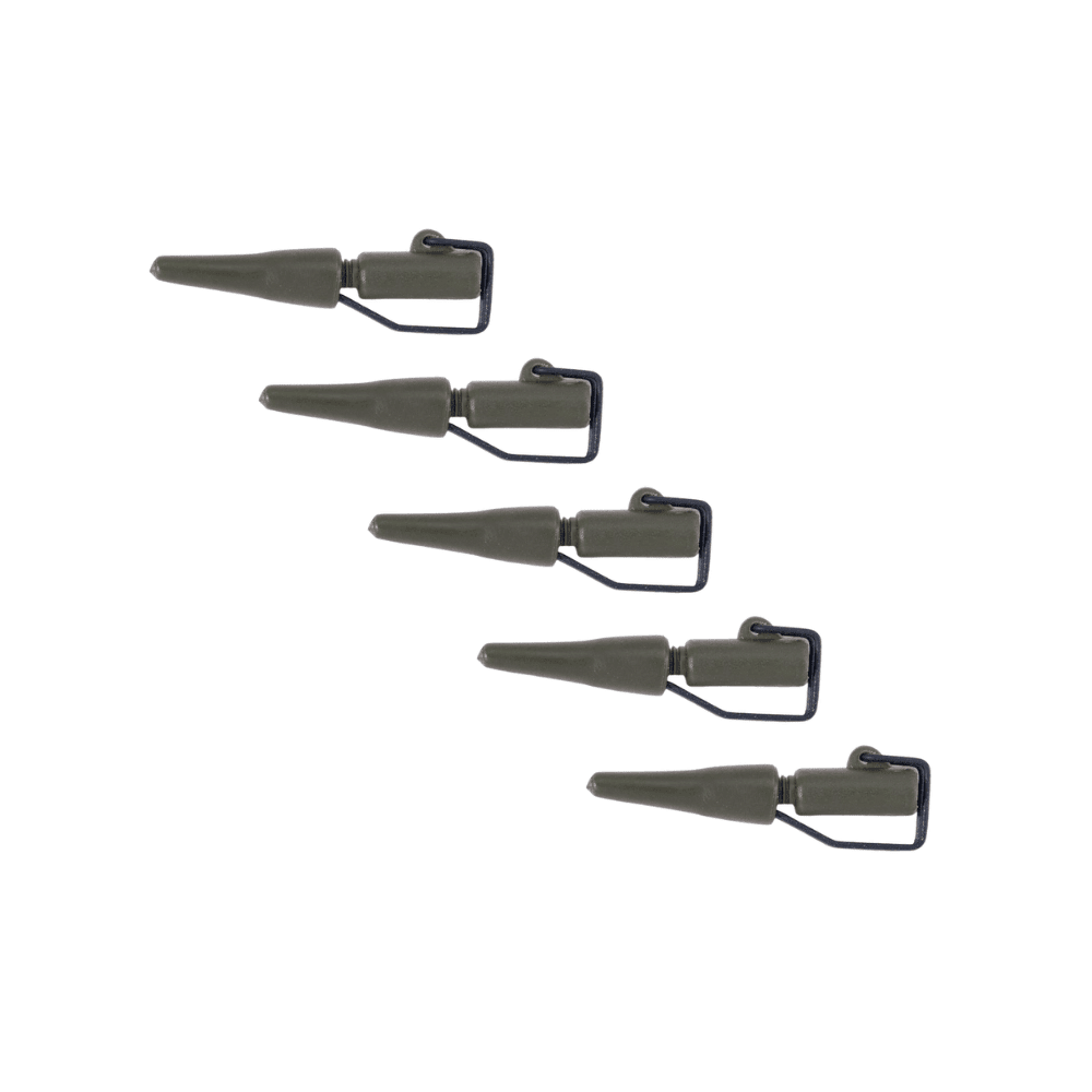 Anaconda Quick Change Easy Lock Lead Clip Green 5 Stück