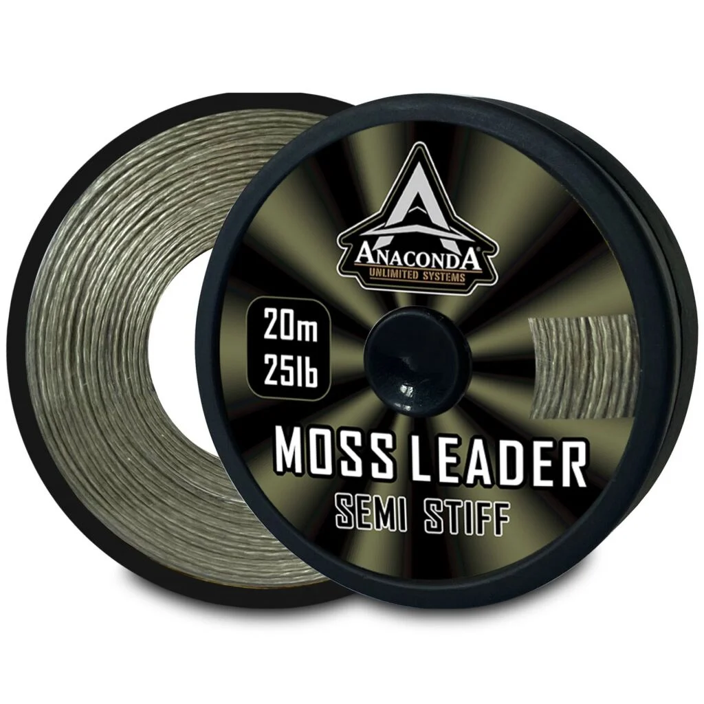 Anaconda Semi Stiff Moss Leader 20m/25lb