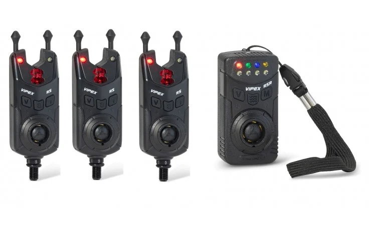 Anaconda Vipex RS Set 3 + 1 Red, Green, Blue Bissanzeiger Set zum Angeln