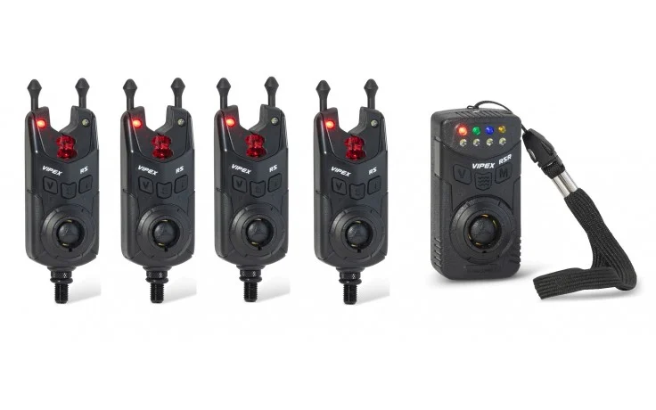 Anaconda Vipex RS Set 4 + 1 Red,Green,Blue,Yellow Bissanzeiger Set zum Angeln