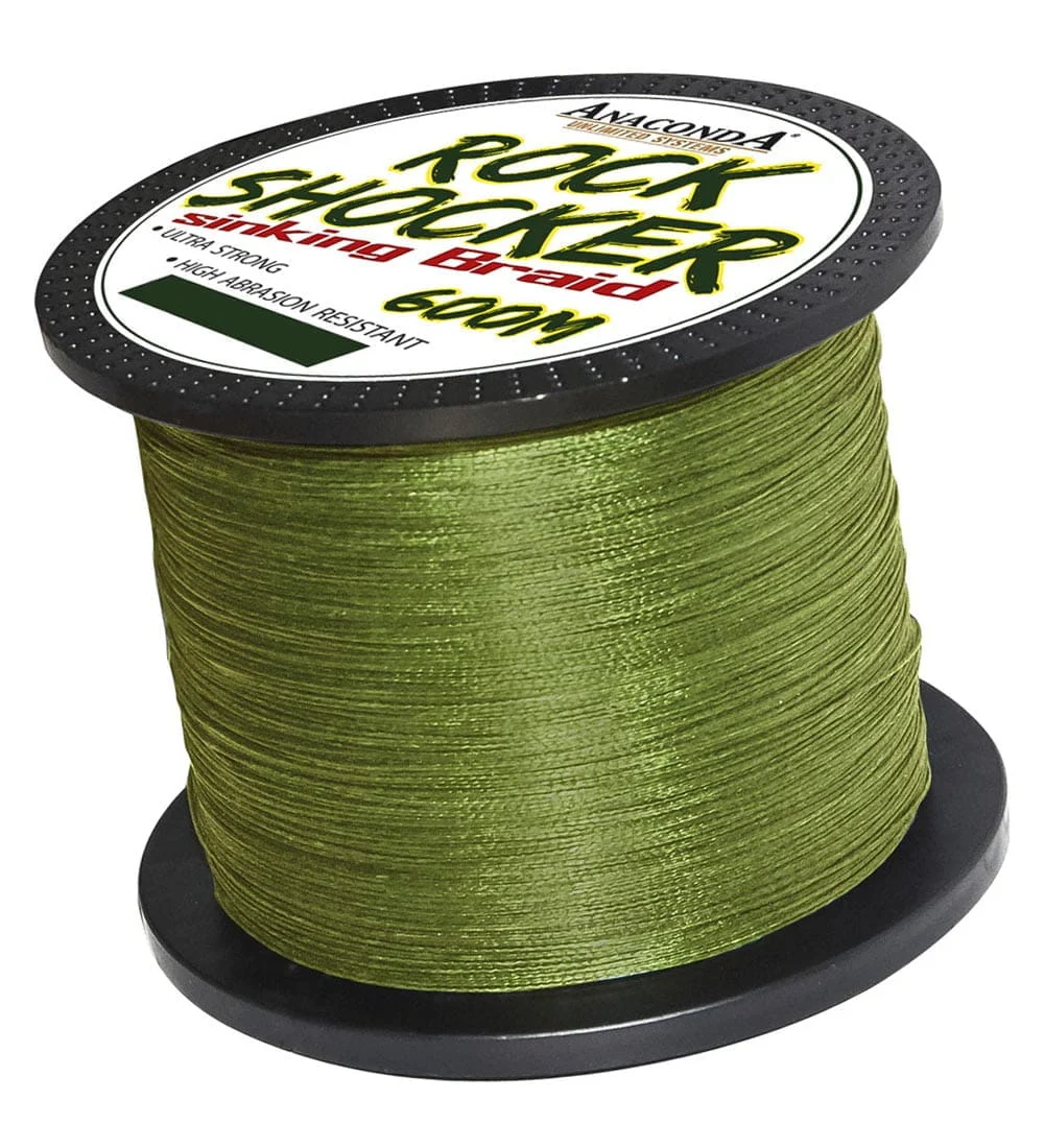 Anaconda Rockshock sinking Braid 600m 0,22 mm 14,8 kg