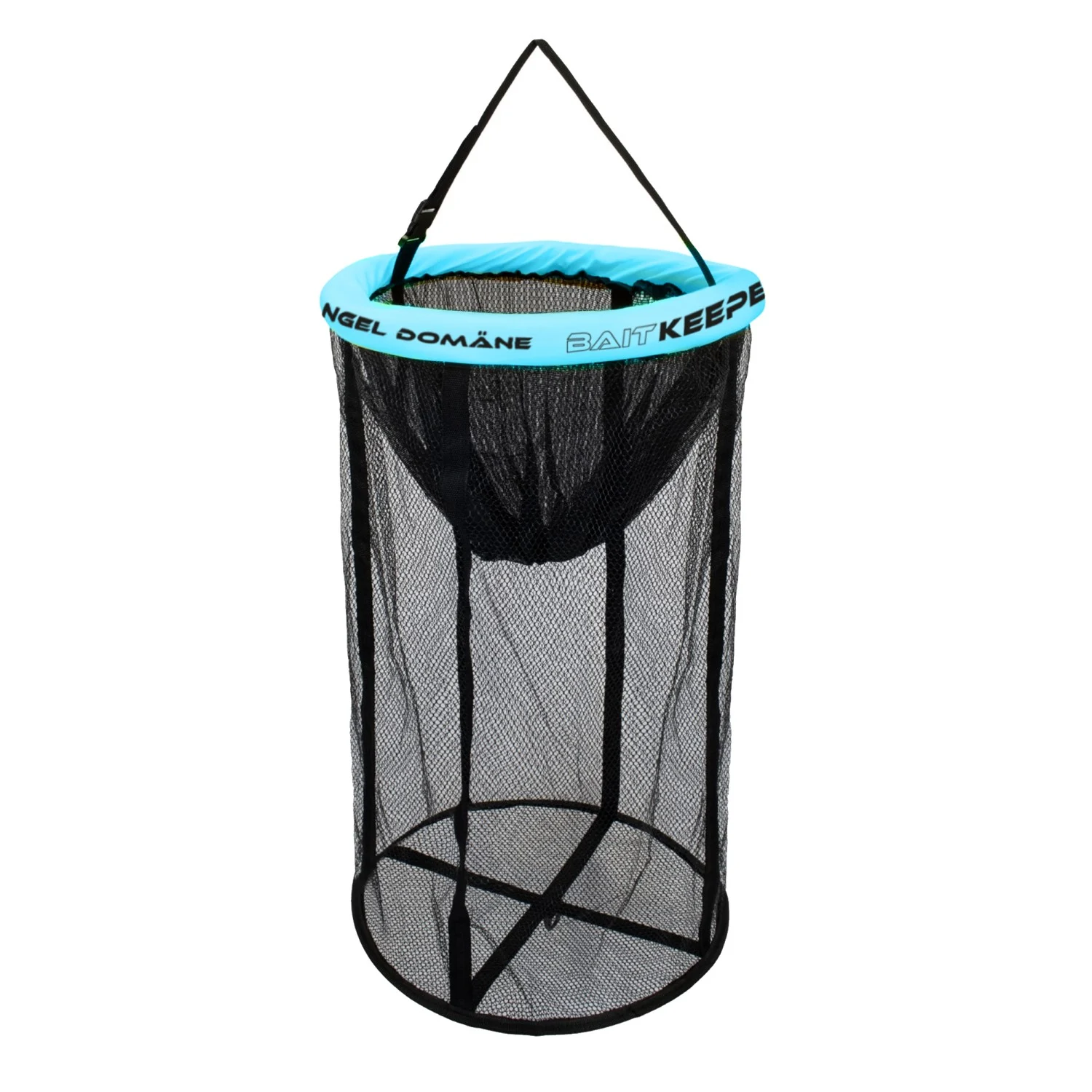 Angel Domäne Bait Keeper Setzkescher gummiert Farbe: blau