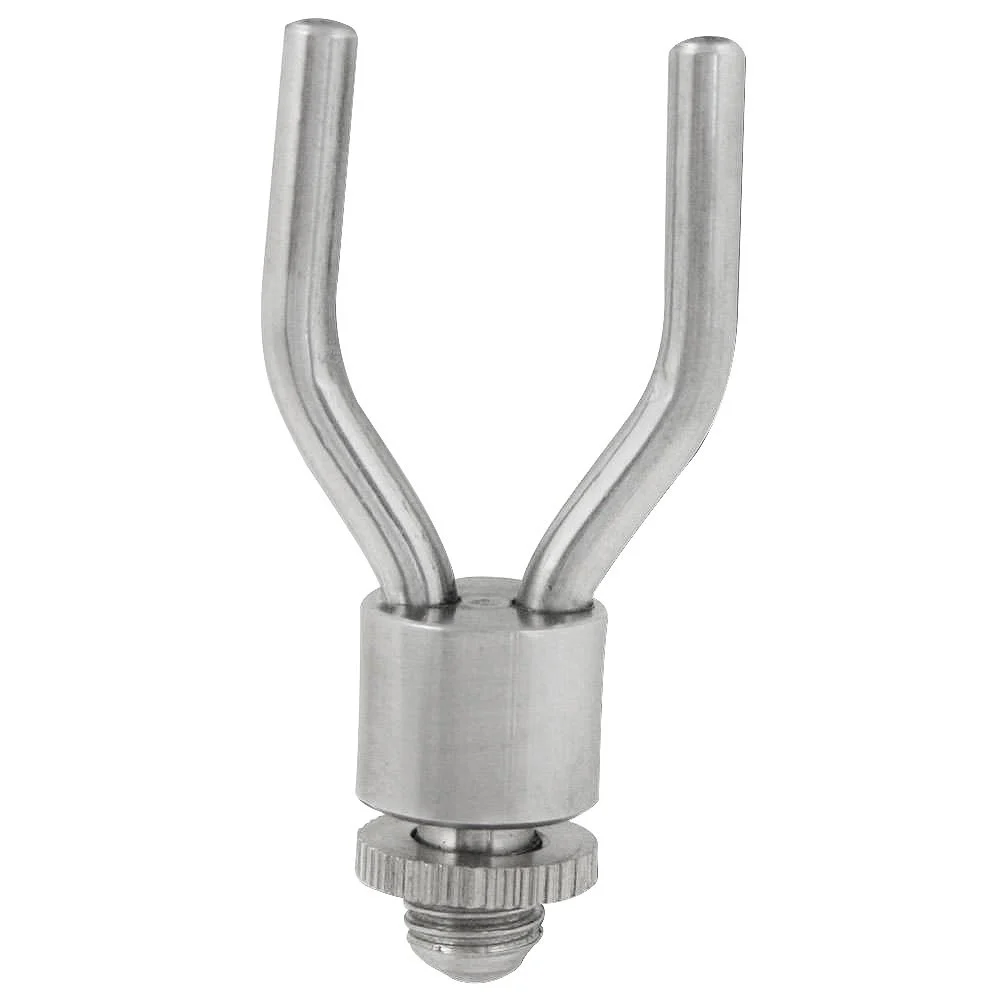 Angel Domäne Rutenauflage Edelstahl V-Type Größe: medium