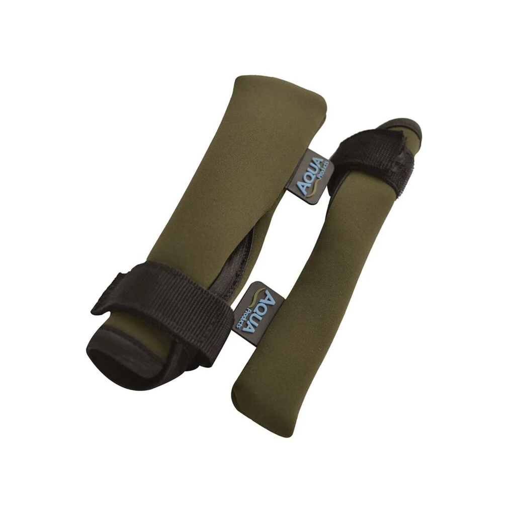 Aqua Neoprene Tip and Butt Protectors - Pair