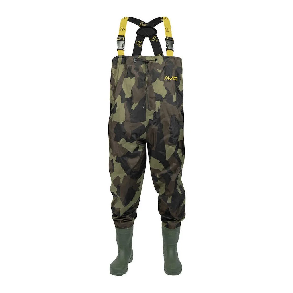 Avid 420D Camo Chest Waders Size 7 (EU 41)