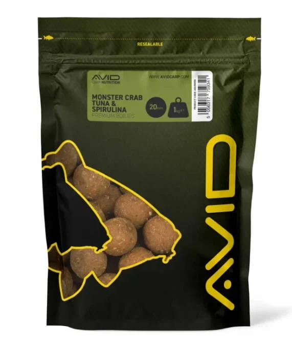 Avid Carp Boilies Monster-Crab-Tuna & Spirulina 24mm 1kg