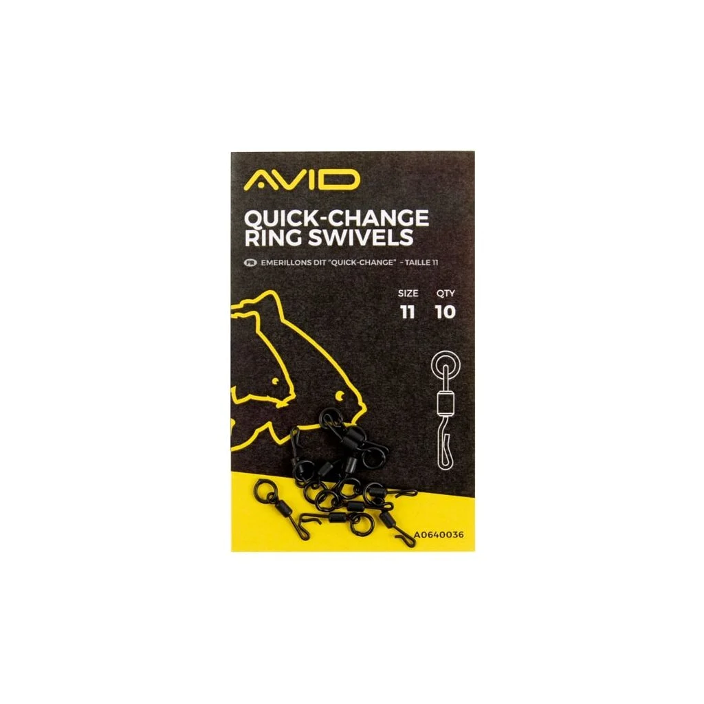 Avid Carp SIZE 11 QUICK CHANGE RING SWIVEL