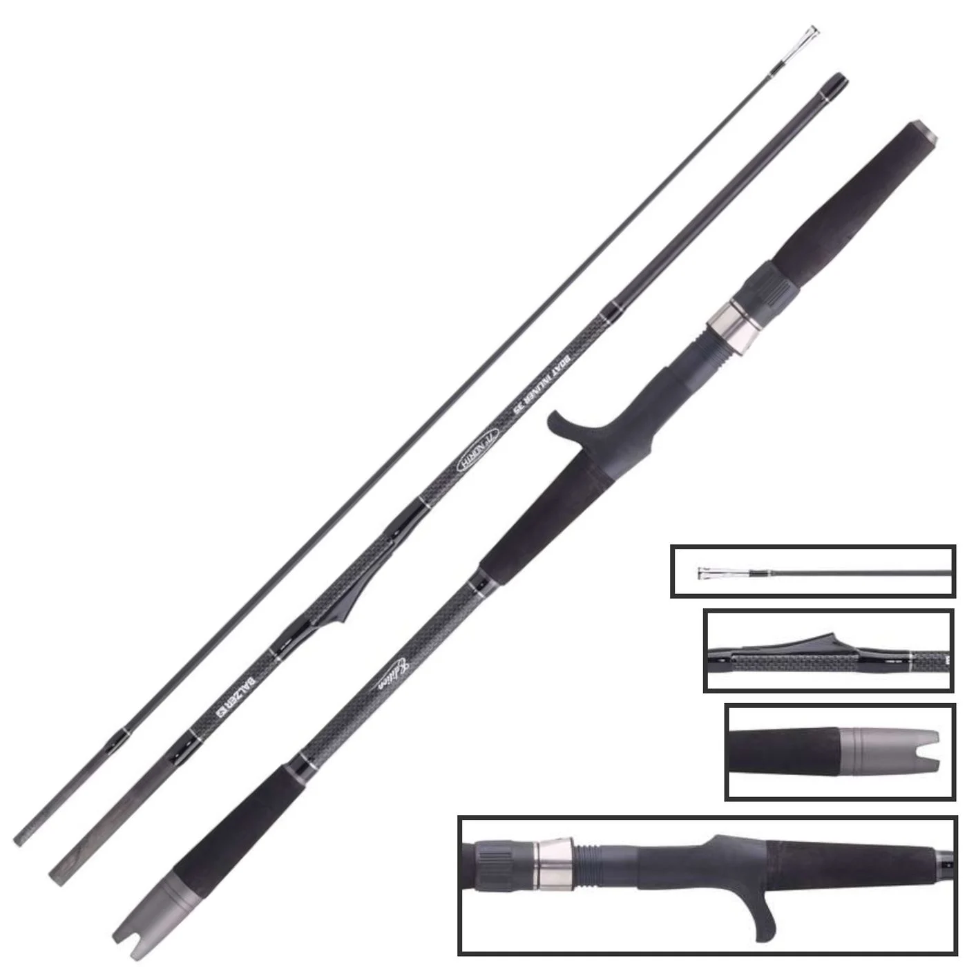 Balzer 71 Grad North Boat Inliner 10-15lbs 1,95m 100-300g Reiserute