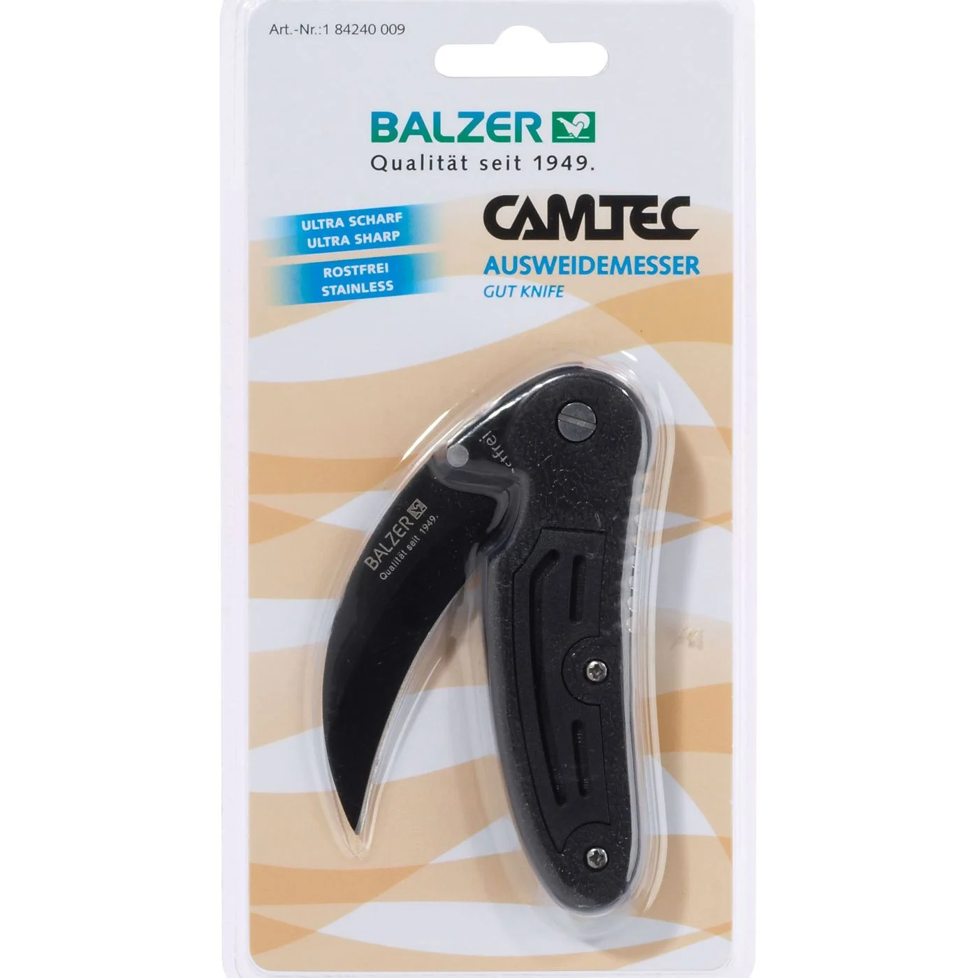 Balzer Camtec Ausweidemesser 15cm - Angelmesser