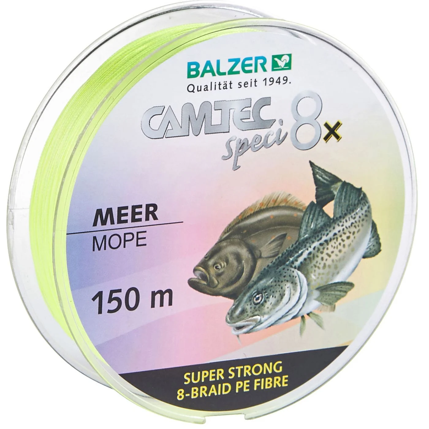 Balzer Camtec Speci 8x Meer 0,21mm 14kg - 150m geflochtene Angelschnur